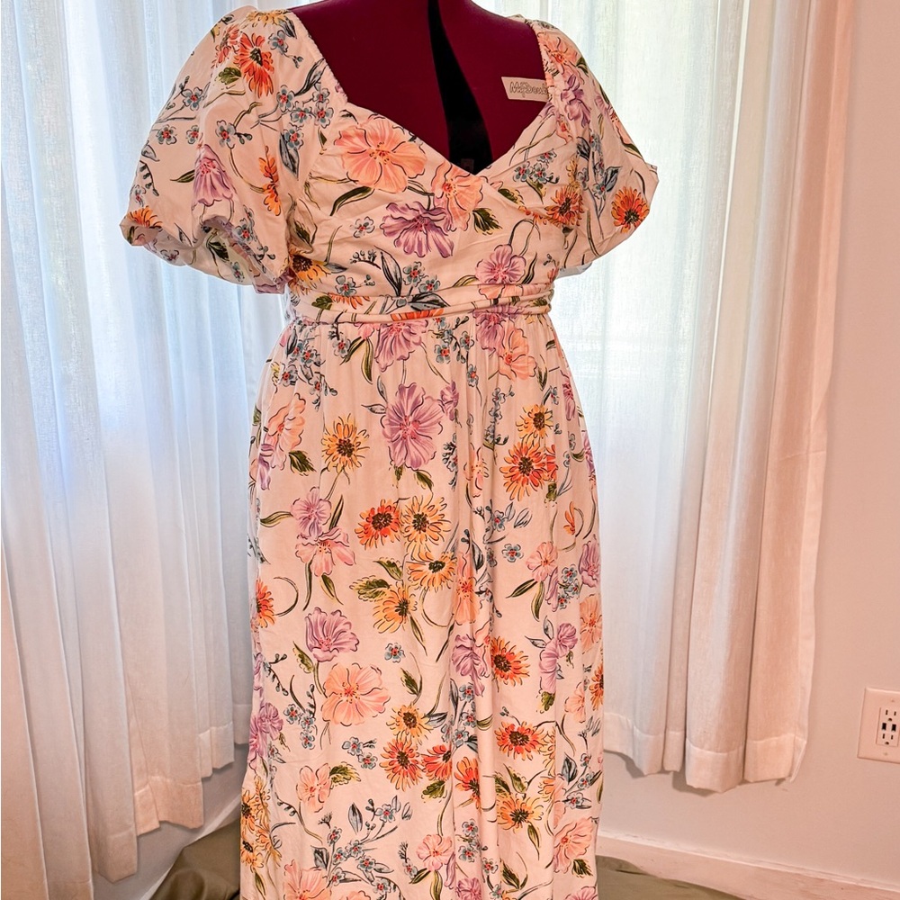 Crown & Ivy Floral Midi Dress